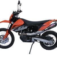 Ktm 690 Enduro R  2007-2016, Gpe Ann. titanium, Full system exhaust, including removable db killer  