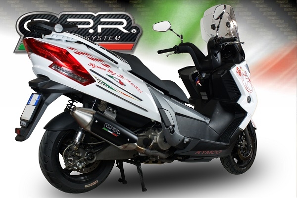 Kymco Myroad 700 2012-2016, Power Bomb, Slip-on exhaust including removable db killer and link pipe 