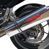 GPR exhaust compatible with  Aprilia Mana 850 Gt 2007-2016, Trioval, Mid-Full system exhaust including removable db killer 