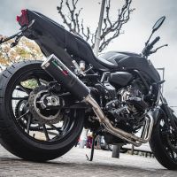 Yamaha Tracer 700 2016-2019, M3 Black Titanium, Full system exhaust, including removable db killer 