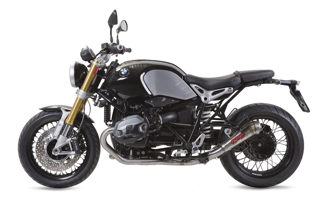 Bmw R Nine-T 1200 - Pure - Racer - Urban - Scrambler  G/S 2017-2023, Powercone Evo, Slip-on exhaust including removable db killer and link pipe 