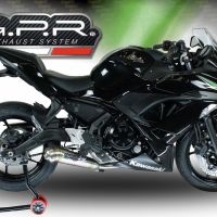 Kawasaki Ninja 650 2023-2024, Powercone Evo, Full system exhaust, including removable db killer 