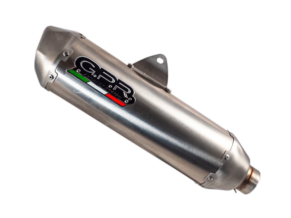 GPR exhaust compatible with  Gas Gas MC 450F Factory EDITION 2023-2023, Pentacross Inox, Slip-on exhaust, including link pipe and removable db killer spark/arrestor 