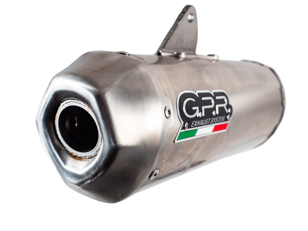 GPR exhaust compatible with  Yamaha YZ450F 2018-2019, Pentacross Inox, Full system exhaust, including removable db killer/spark arrestor 