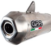 GPR exhaust compatible with  Husqvarna FX450 2017-2018, Pentacross Inox, Full system exhaust, including removable db killer/spark arrestor 