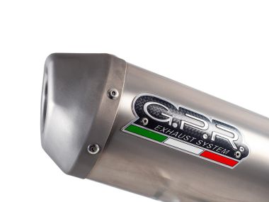 GPR exhaust compatible with  Husqvarna FE 501W 2024-2025, Pentacross FULL Titanium, Slip-on exhaust, including link pipe and removable db killer spark/arrestor 
