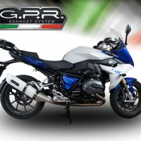 Bmw R1200RS LC 2015-2016, Albus Ceramic, Slip-on exhaust including removable db killer and link pipe 