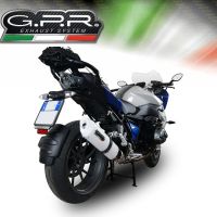 Bmw R1200RS LC 2015-2016, Albus Ceramic, Slip-on exhaust including removable db killer and link pipe 