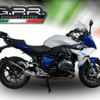 Bmw R1200RS LC 2017-2019, Furore Evo4 Nero, Slip-on exhaust including removable db killer and link pipe 