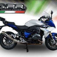 Bmw R1200RS LC 2017-2019, Powercone Evo, Slip-on exhaust including removable db killer and link pipe 