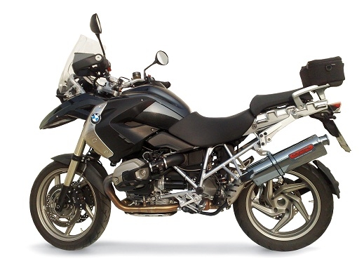 GPR exhaust compatible with  Bmw R1200GS - Adventure 2013-2013, Trioval, Full system exhaust, including removable db killer  
