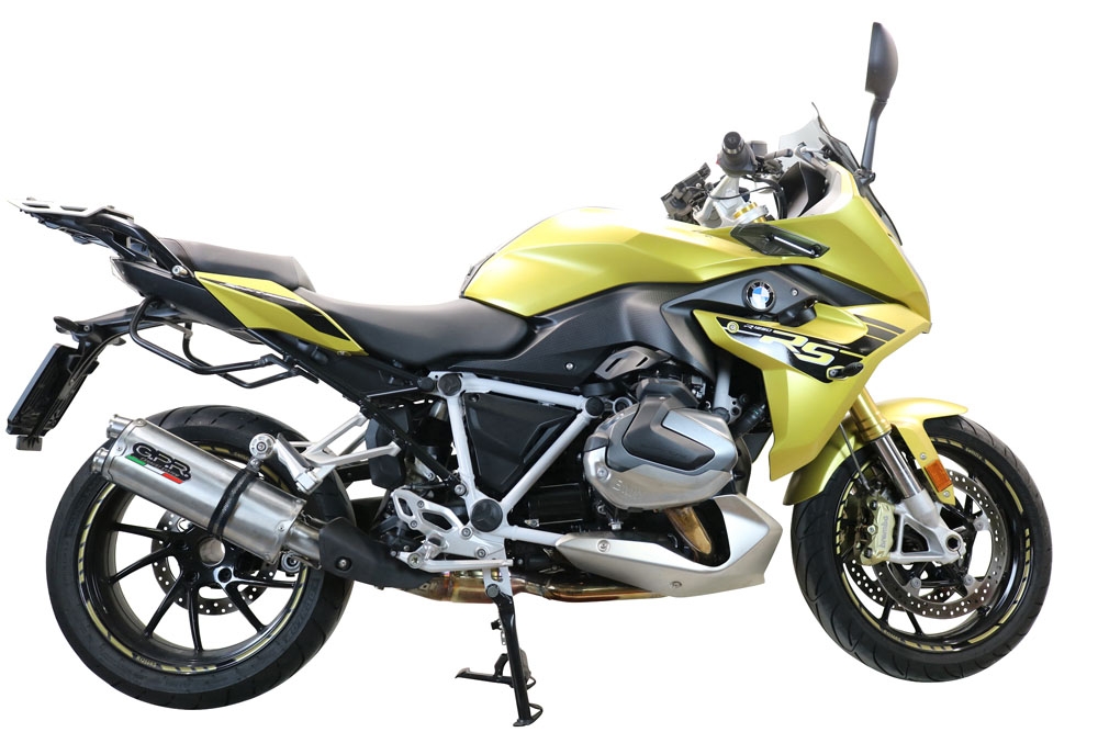 Bmw R1250R R1250RS 2021-2024, Dual Inox, Slip-on exhaust including removable db killer and link pipe 