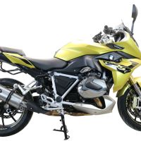 Bmw R1250R R1250RS 2021-2024, Dual Inox, Slip-on exhaust including removable db killer and link pipe 