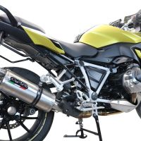 Bmw R1250R R1250RS 2021-2024, Dual Inox, Slip-on exhaust including removable db killer and link pipe 