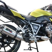 Bmw R1250R R1250RS 2021-2024, Dual Inox, Slip-on exhaust including removable db killer and link pipe 