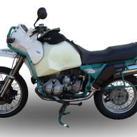 Bmw R80GS 1980-1987, Trioval, Slip-on exhaust including removable db killer and link pipe 