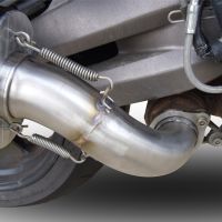 GPR exhaust compatible with  Aprilia Caponord 1200 2013-2016, Satinox, Slip-on exhaust including removable db killer and link pipe 