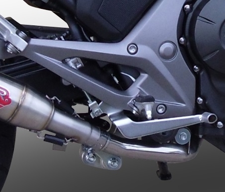 Honda NC750X NC750S DCT 2017-2015, Powercone Evo, Slip-on exhaust including removable db killer and link pipe 