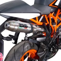 Ktm RC 200 2014-2021, Deeptone Inox, Slip-on exhaust including link pipe 