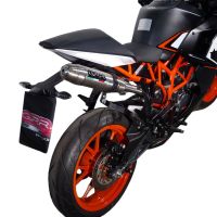 Ktm RC 200 2014-2021, Deeptone Inox, Slip-on exhaust including link pipe 