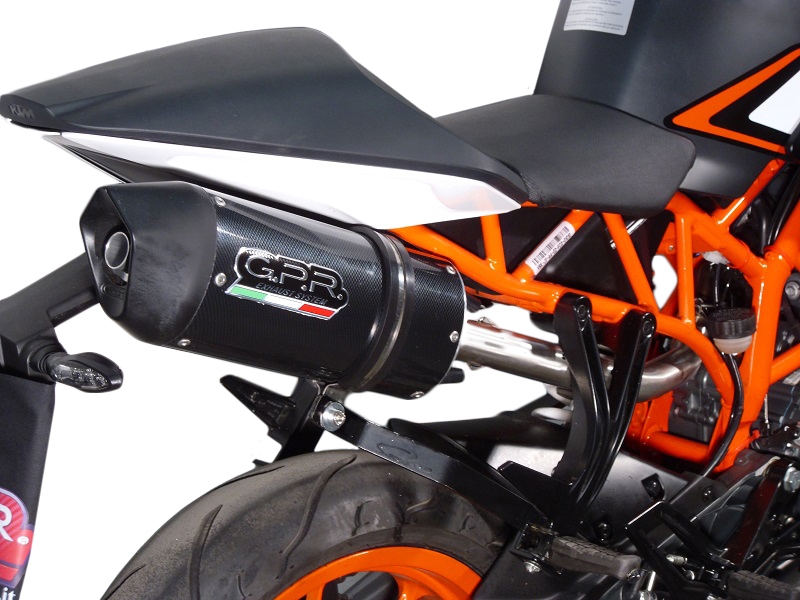 Ktm RC 200 2014-2021, Deeptone Inox, Slip-on exhaust including removable db killer and link pipe 