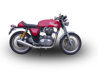 Royal Enfield Continental GT 535  2014-2016, Vintacone, Slip-on exhaust including link pipe 