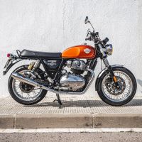 Royal Enfield Continental 650 2021-2024, Ultracone, Dual slip-on exhausts including removable db killers and link pipes 