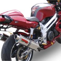 Aprilia Rsv 1000 R Factory 2004-2005, Trioval, Dual slip-on including removable db killers and link pipes 