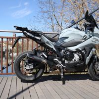 Bmw S1000XR 2020-2024, M3 Black Titanium, Slip-on exhaust including removable db killer and link pipe 