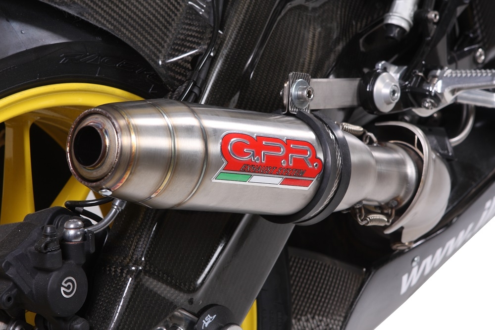 Bmw S1000RR 2010-2014, Deeptone Inox, Slip-on exhaust including removable db killer and link pipe 