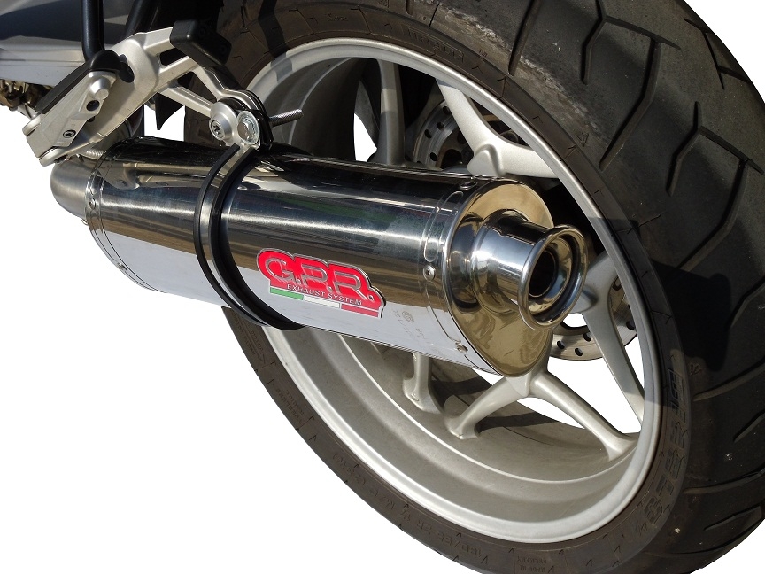 GPR exhaust compatible with  Bmw R1200ST R1200RT 2003-2008, Trioval, Slip-on exhaust including removable db killer and link pipe 