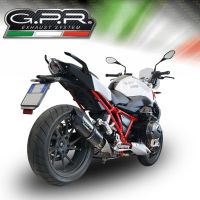 Bmw R1200R LC 2017-2019, Furore Evo4 Nero, Slip-on exhaust including removable db killer and link pipe 