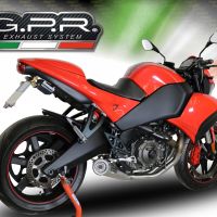 GPR exhaust compatible with  Buell 1125 R -CR 2005-2009, Powercone Evo, Mid-Full system exhaust including removable db killer 