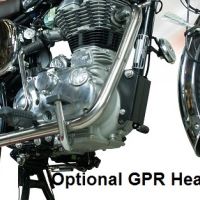 GPR exhaust compatible with  Royal Enfield Himalayan 410 DIAM 42.5 2017-2020, Decatalizzatore, Decat pipe 