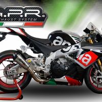 Aprilia Rsv4 1000 2015-2016, Gpe Ann. titanium, Slip-on exhaust including link pipe 