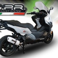 Bmw C650 Sport 2016-2020, Albus Evo4, Slip-on exhaust including removable db killer and link pipe 