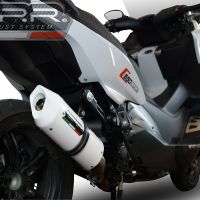 Bmw C650 Sport 2016-2020, Albus Evo4, Slip-on exhaust including removable db killer and link pipe 