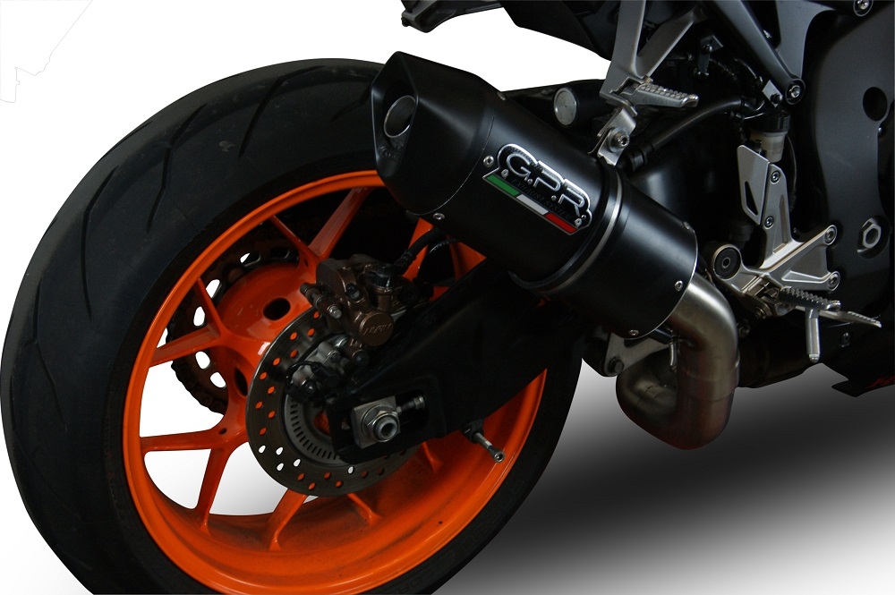 Honda CBR1000RR 2014-2016, Furore Nero, Slip-on exhaust including removable db killer and link pipe 