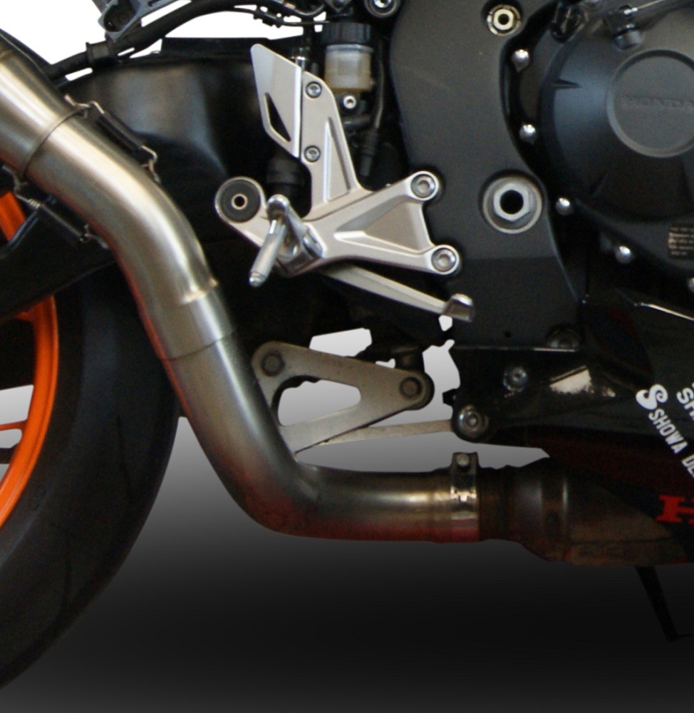 Honda CBR1000RR 2014-2016, M3 Poppy , Slip-on exhaust including removable db killer and link pipe 