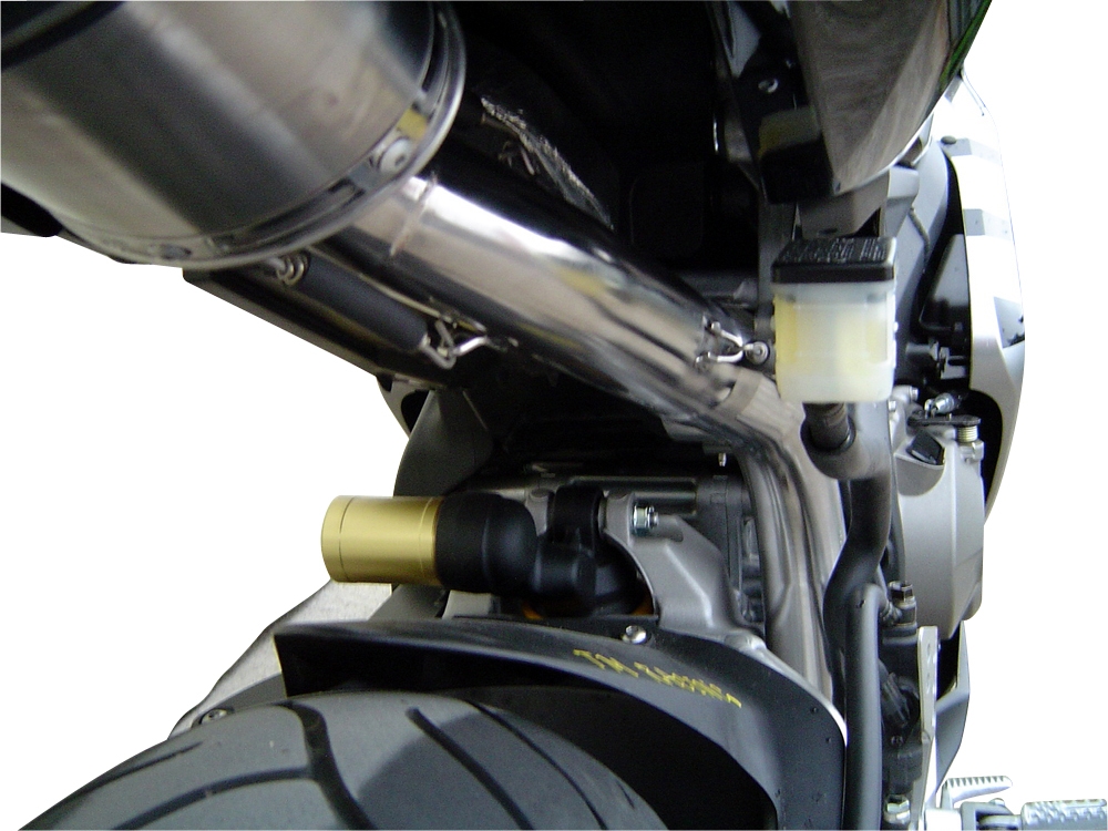 Honda CBR1000RR 2004-2007, Tiburon Poppy, Slip-on exhaust including removable db killer and link pipe 