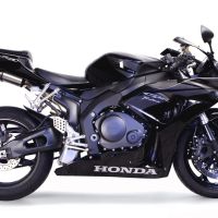 Honda CBR1000RR 2004-2007, Tiburon Titanium, Slip-on exhaust including removable db killer and link pipe 