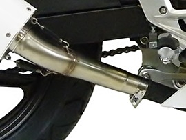 Honda CBR300R 2014-2016, M3 Inox , Slip-on exhaust including removable db killer and link pipe 