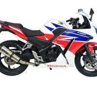 Honda CBR300R 2014-2016, Gpe Ann. titanium, Slip-on exhaust including removable db killer and link pipe 