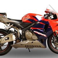 Honda CBR600RR 2003-2004, Deeptone Inox, Slip-on exhaust including removable db killer and link pipe 