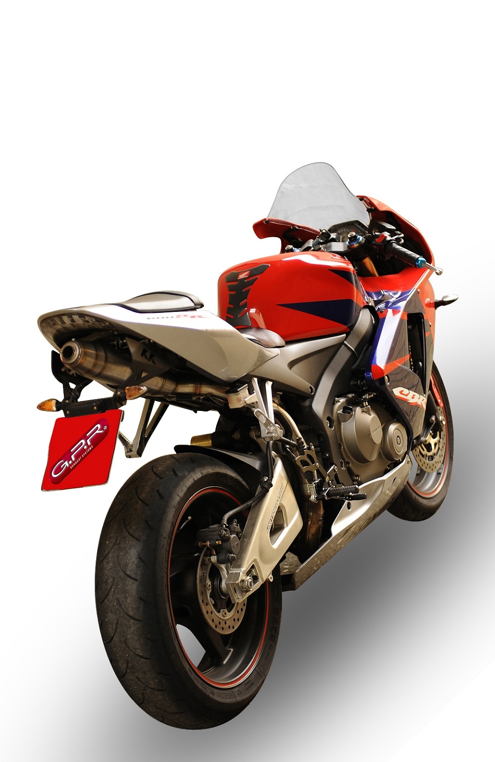 Honda CBR600RR 2003-2004, Deeptone Inox, Slip-on exhaust including removable db killer and link pipe 