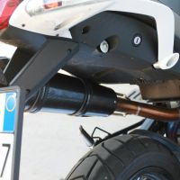 GPR exhaust compatible with  Moto Morini Gran passo 1200 2008-2011, Gpe Ann. Poppy, Slip-on exhaust including removable db killer and link pipe 