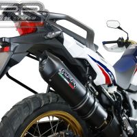 Honda CRF1000L Africa Twin 2015-2017, Furore Nero, Slip-on exhaust including removable db killer and link pipe 