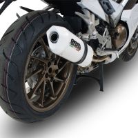 Honda VFR800F 2014-2016, Albus Ceramic, Slip-on exhaust including removable db killer and link pipe 