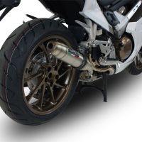 Honda VFR800F 2014-2016, Deeptone Inox, Slip-on exhaust including removable db killer and link pipe 