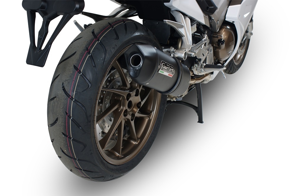 Honda VFR800F 2014-2016, Furore Nero, Slip-on exhaust including removable db killer and link pipe 